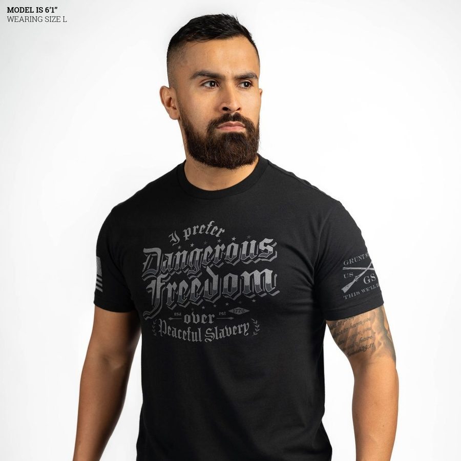 Dangerous Freedom T-Shirt - Black - Image 5