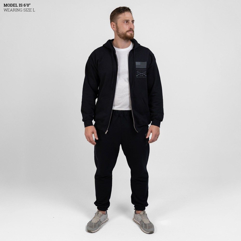 Strength Through Suffering Sweat Pant - Black - Image 6