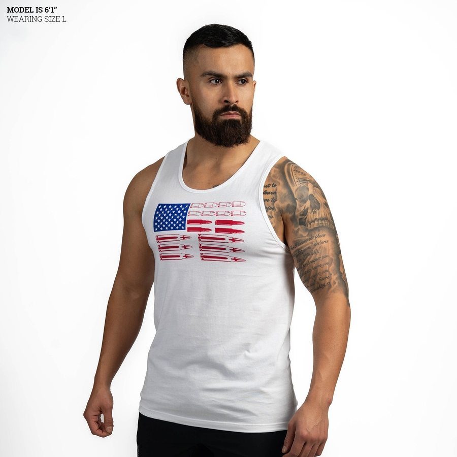Men's Ammo Flag Tank - White - Image 6