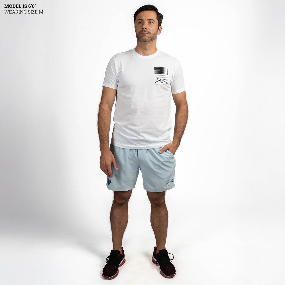 Grunt Short 7 Inseam - Sky Blue - Image 5