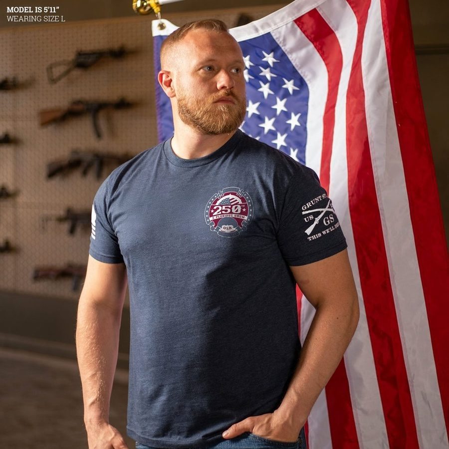 250th Commemorative T-Shirt - Midnight Navy - Image 3