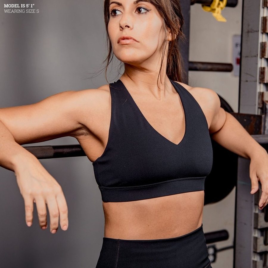 Women's Agility Low Impact Sport Bra - Black - Image 4