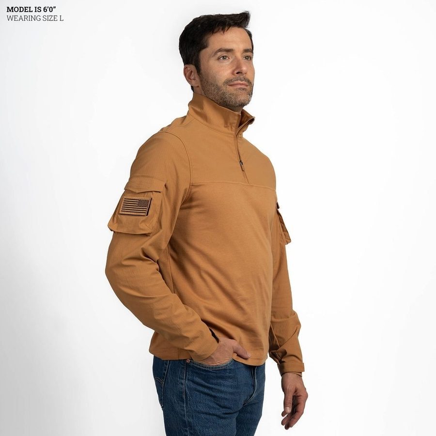 Men's Operator Shirt - Coyote - Image 8