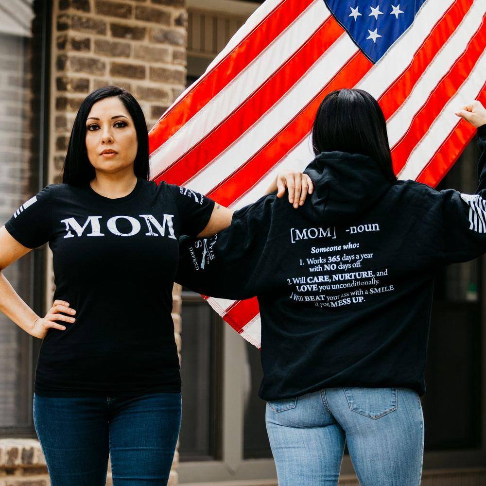 Women's Mom Defined T-Shirt - Black - Image 6