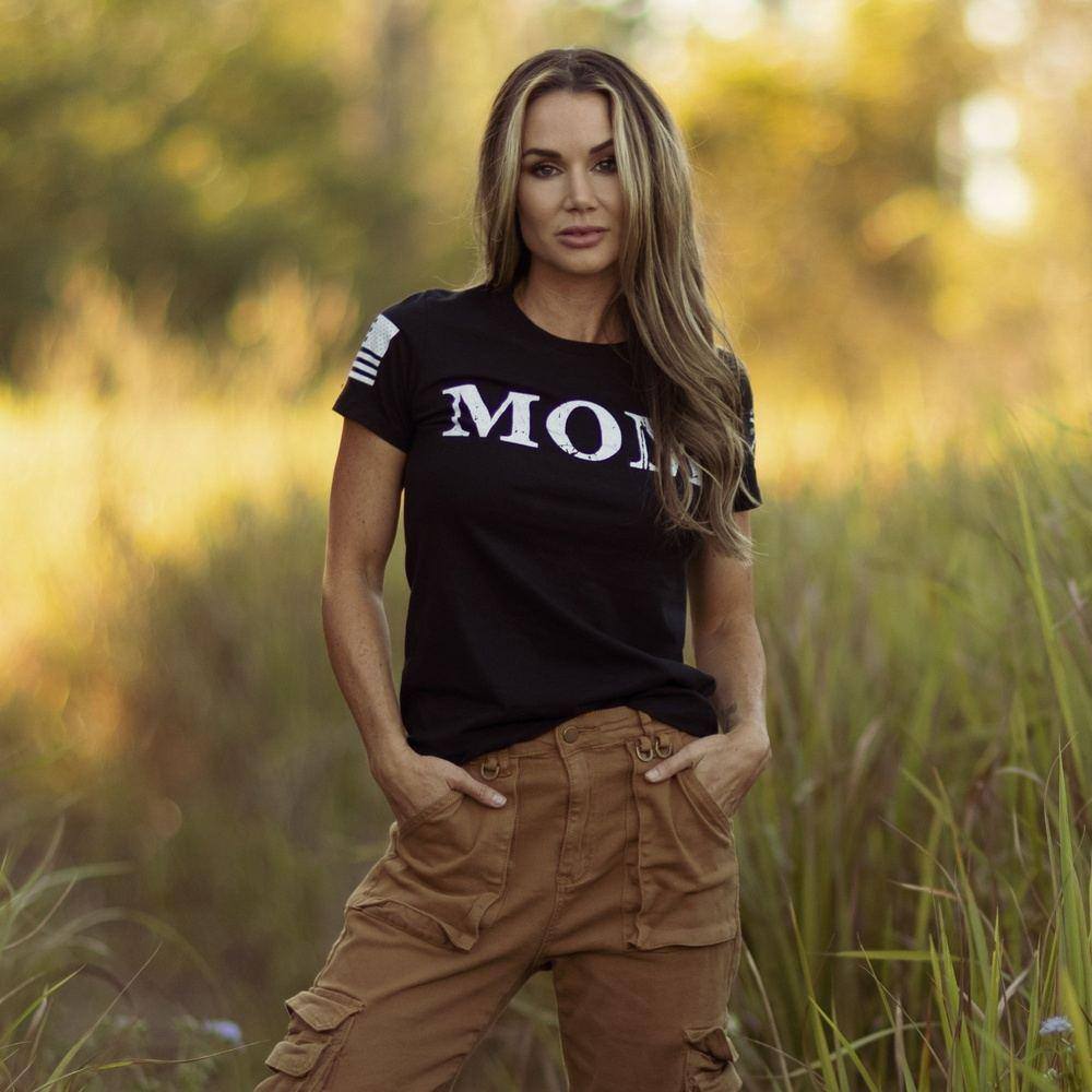 Women's Mom Defined T-Shirt - Black - Image 4