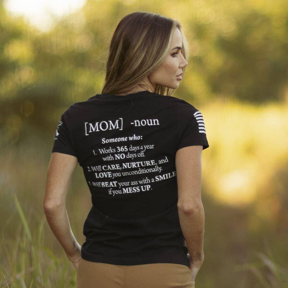 Women's Mom Defined T-Shirt - Black - Image 3