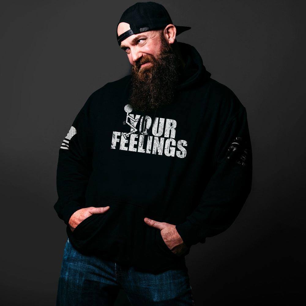 F*ck Your Feelings Hoodie - Black - Image 6