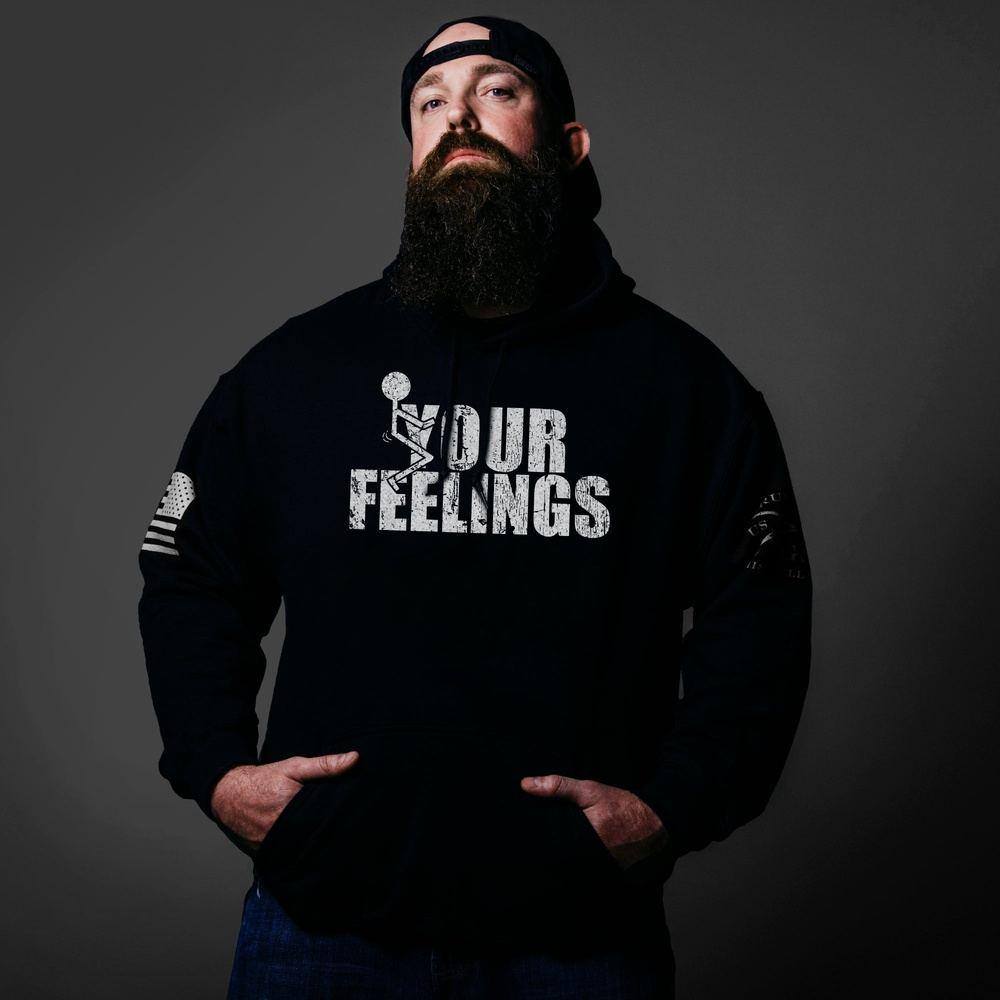 F*ck Your Feelings Hoodie - Black - Image 5