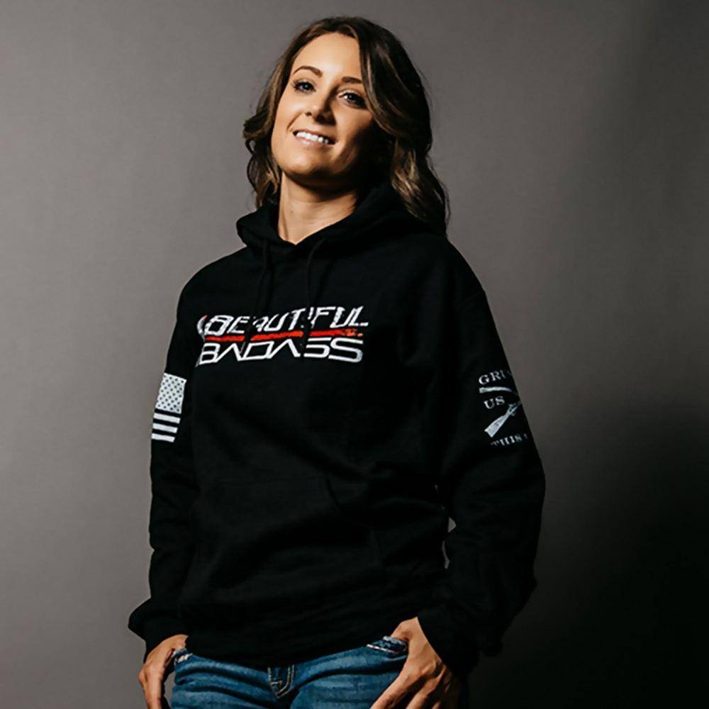 Women's Beautiful Badass Hoodie 2.0 - Black - Image 3