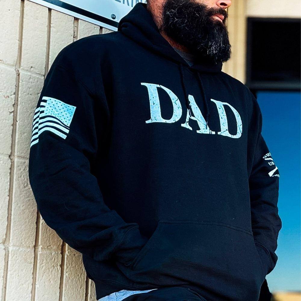 Dad Defined Hoodie - Black - Image 2