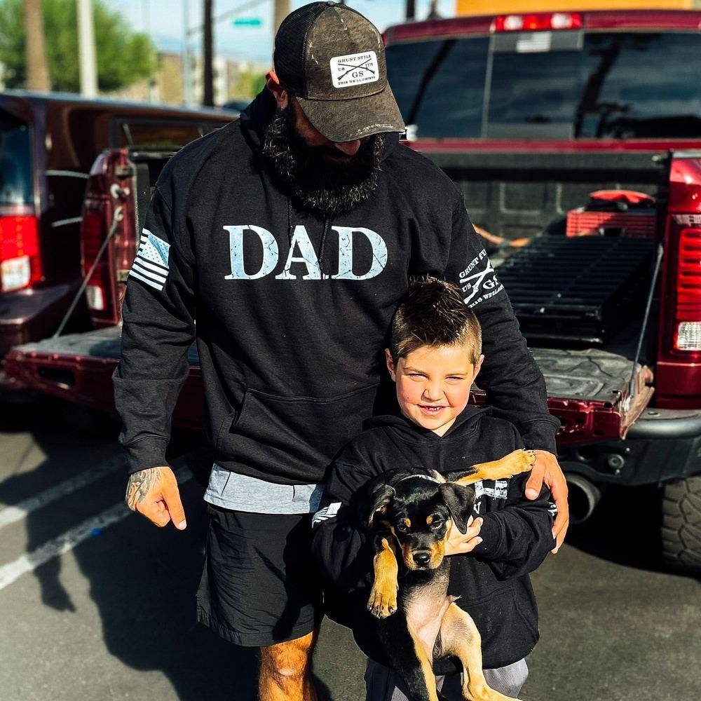 Dad Defined Hoodie - Black - Image 3