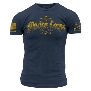 USMC - The Few. The Proud T-Shirt - Navy