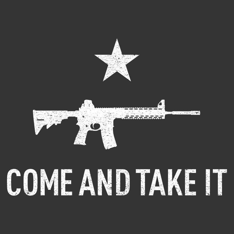 Come And Take It T-Shirt - Charcoal - Image 5