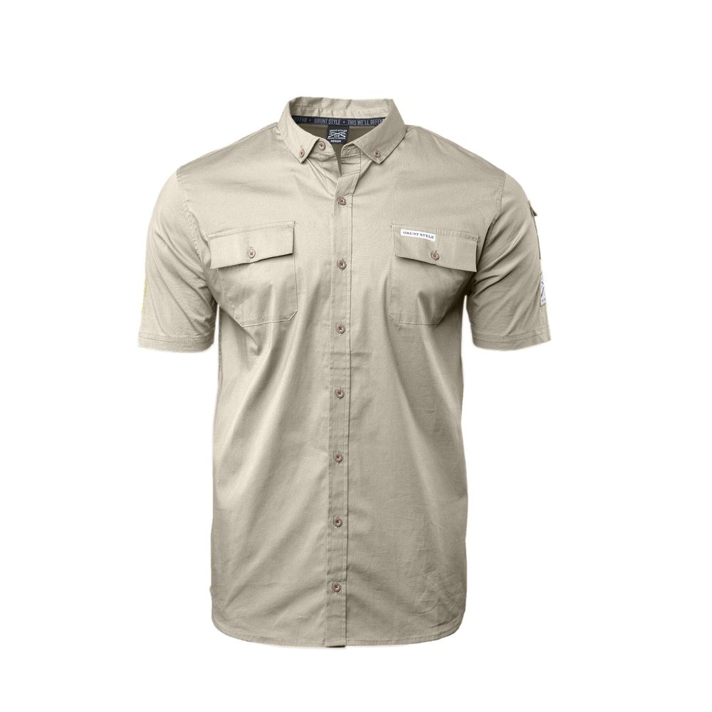 Men's Garage Button Down - Tan