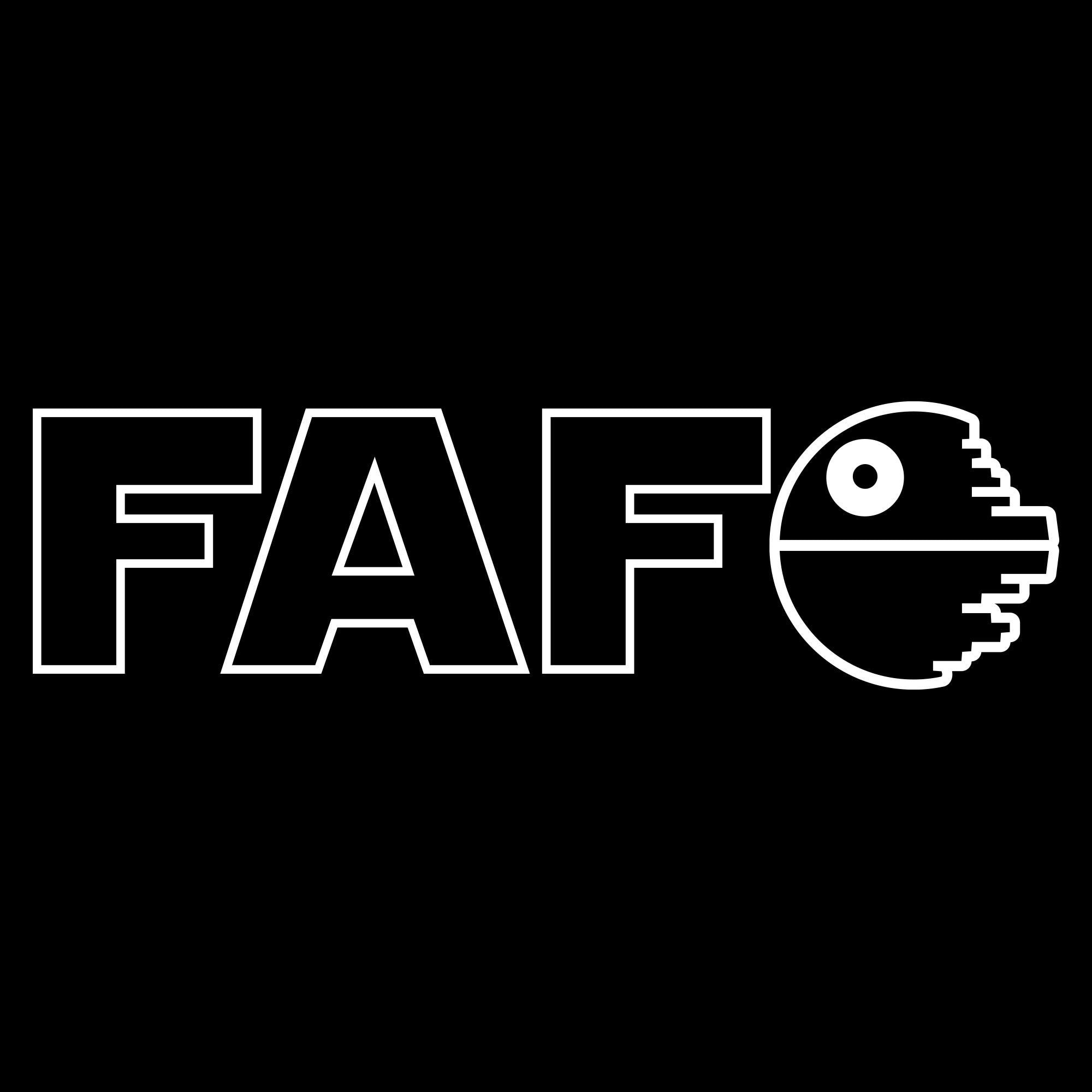 FAFO Starship T-Shirt - Black - Image 5
