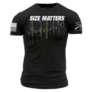 Gun Size Matters T-Shirt - Black