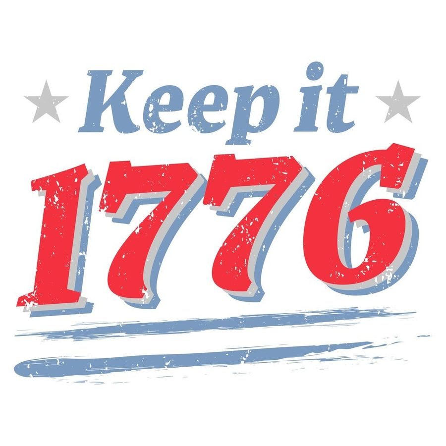 Keep It 1776 T-Shirt - White - Image 3