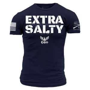 USN - Extra Salty T-Shirt - Navy