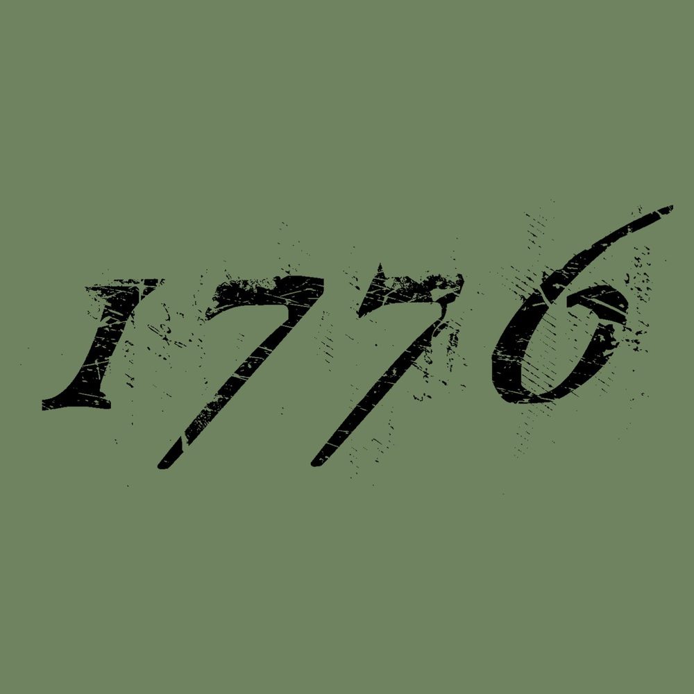 1776 Flag Hoodie - Military Green - Image 7