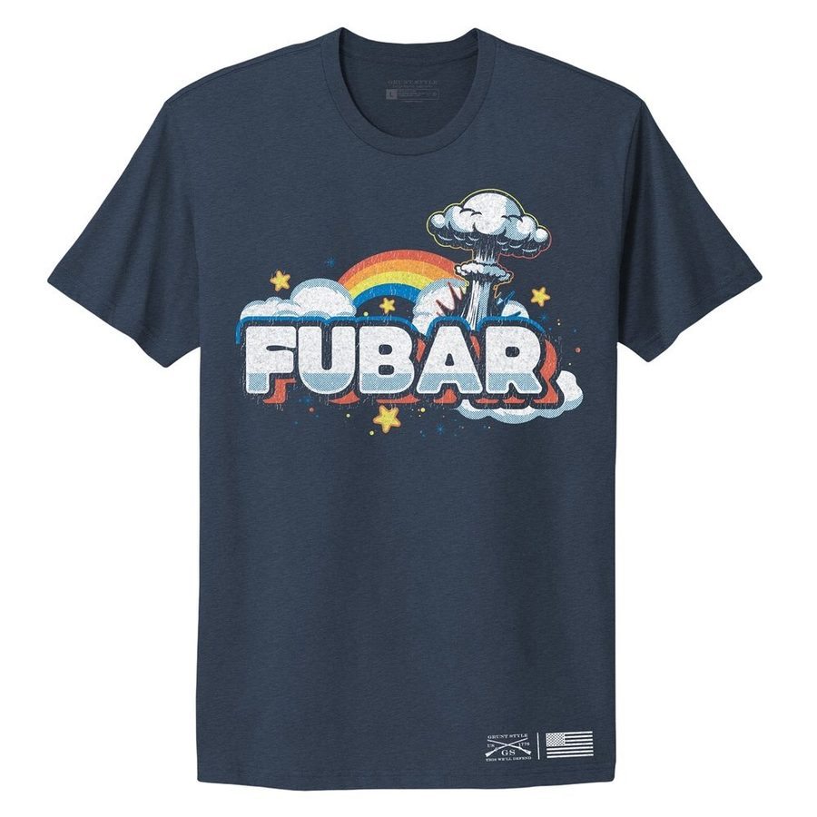 Women's FUBAR Boyfriend Fit T-Shirt - Midnight Navy