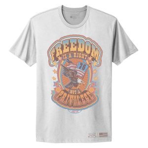 Women's Freedom Is A Right Boyfriend Fit T-Shirt -Sand