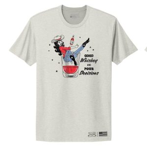 Women's Whiskey Cowgirl Boyfriend Fit T-Shirt - Sand
