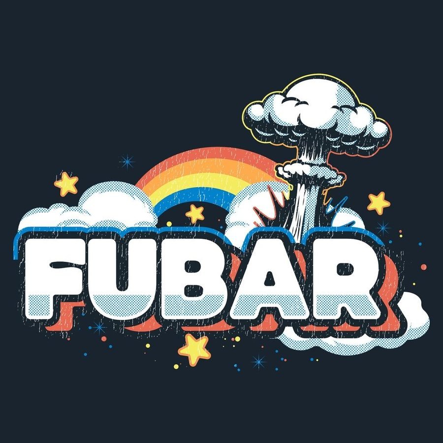 Women's FUBAR Boyfriend Fit T-Shirt - Midnight Navy - Image 6