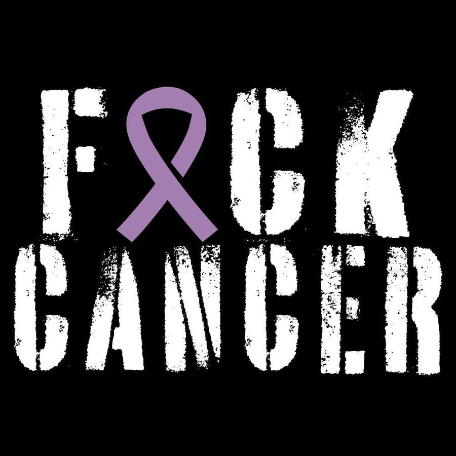 F*ck All Cancer T-Shirt - Black - Image 4