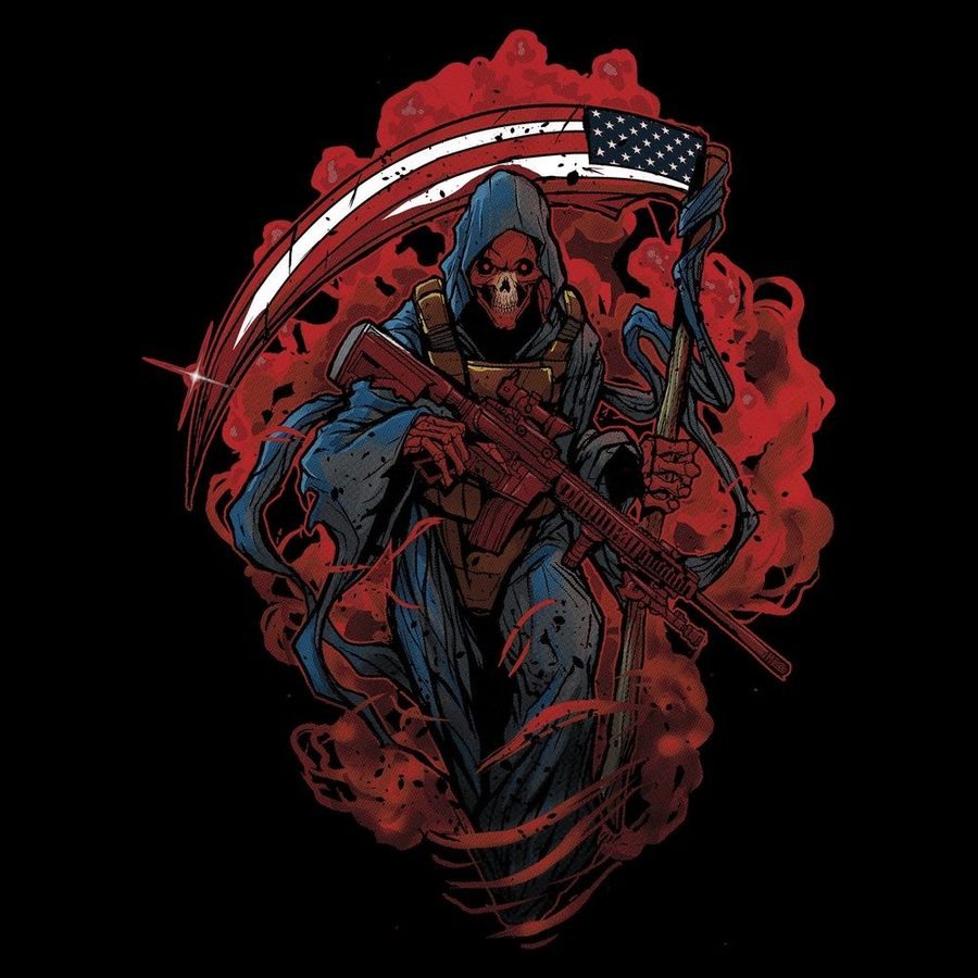 Reaper Fury T-Shirt - Black - Image 6