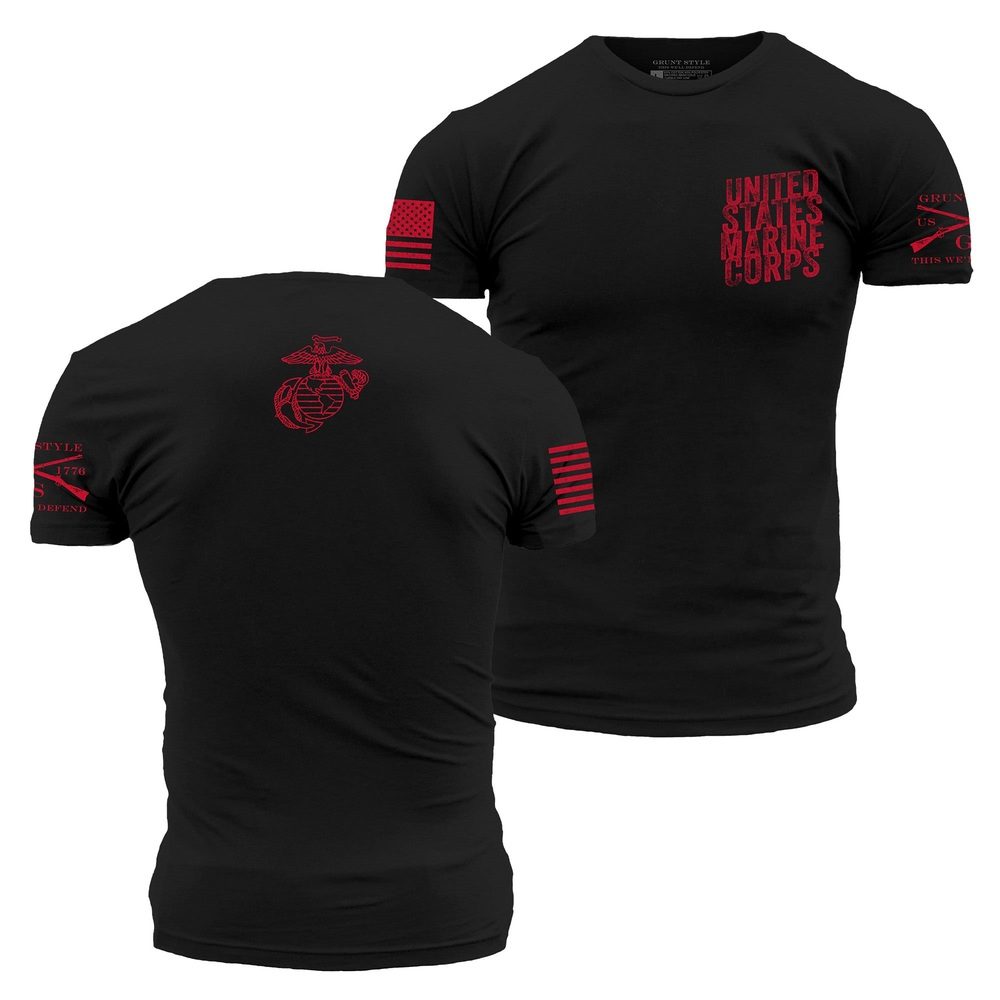 USMC - Brotherhood T-Shirt - Black