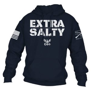 USN - Extra Salty Hoodie - Navy