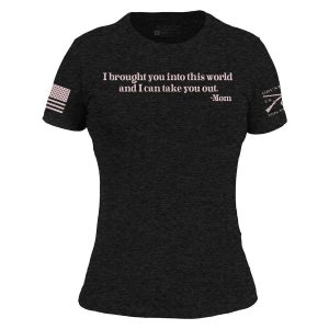 Women's Take You Out Slim Fit T-Shirt - Vintage Black