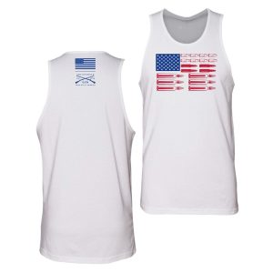 Men's Ammo Flag Tank - White