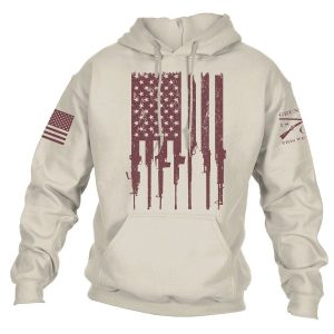 Rifle Flag Hoodie - Sand