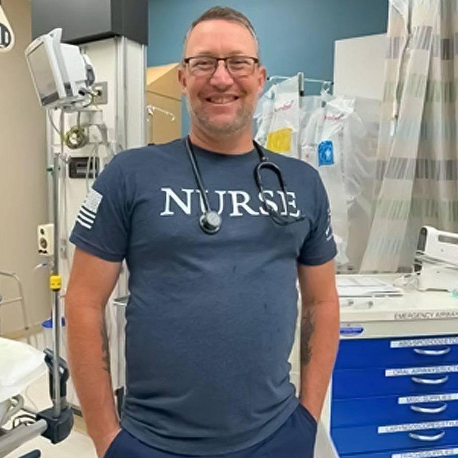 Nurse Defined T-Shirt - Midnight Navy - Image 2