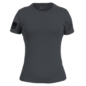 Basic T-Shirt Women's Slim Fit - Heavy Metal