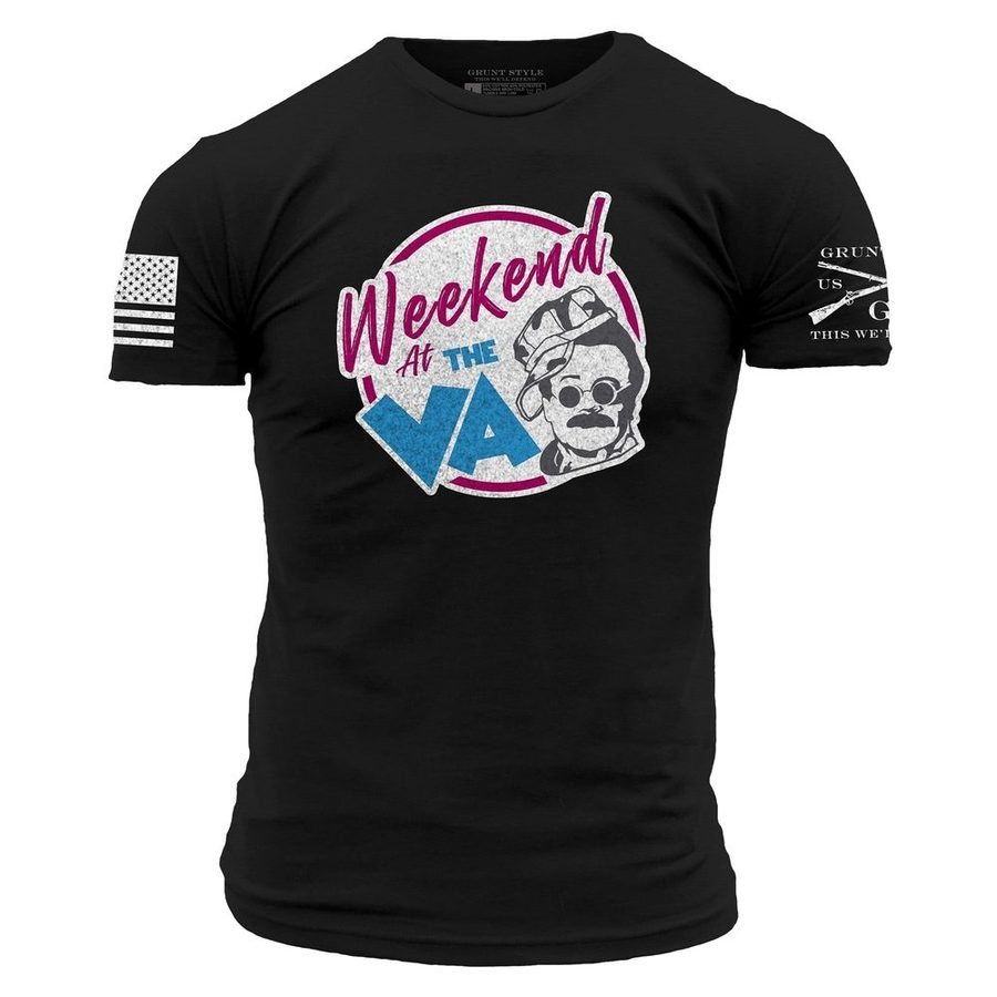 Weekend At The VA T-Shirt - Black
