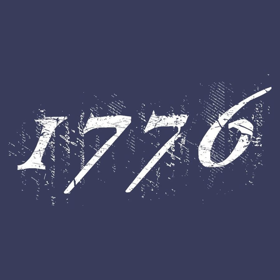 Women's 1776 Flag Boyfriend Fit T-Shirt - Future Dusk - Image 7