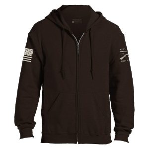 Basic Full-Zip Hoodie - Dark Chocolate
