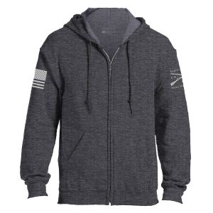 Grunt Style Basic Full-Zip Hoodie - Dark Heather Gray
