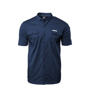 Men's Garage Button Down - Navy